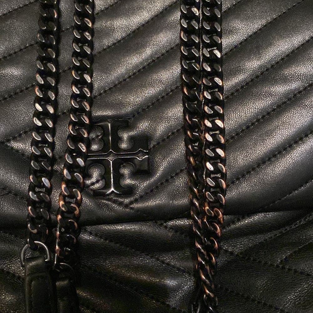Tory Burch Handbag  with black chain and emblem